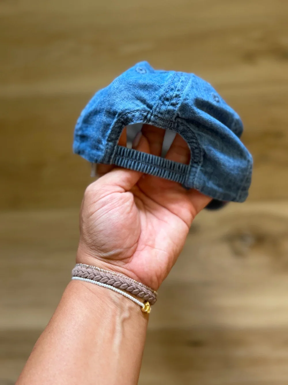 Kids Denim Cap